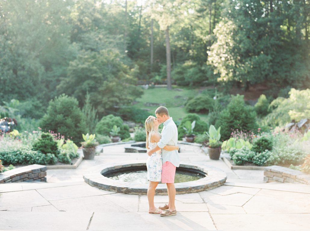 duke gardens engagement session