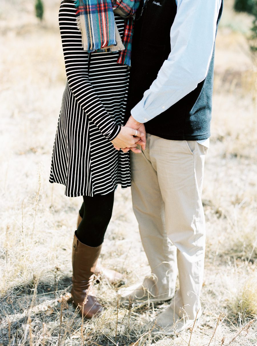 garden of the gods engagement session